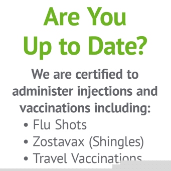 shingle vaccine and zostavax at Newmarket's pharmacy - United Care Specialty Pharmacy - Remedy's RX